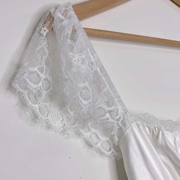 Marthea Girls Dress Lace Ivory Size Large - Picture 9 of 10